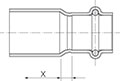 Fitting Reducer Small - Dimensions