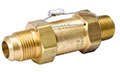SAFETYMASTER® Pressure Relief Valves - Straight Thru - NPTFE Inlet to Flare Outlet