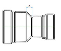 15 -CP Reducing Coupling PxP Lay_length