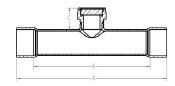 Sight Glass_ Moisture Indicators - Hermetically Sealed, Copper Body, Solder x Solder - Dimensions