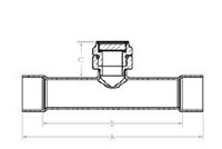 Sight Glass_Moisture Indicators - Replaceable Element, Copper Body, Solder x Solder-Dimensions