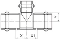 Tee-Small - Dimensions