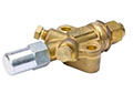 Brass Compressor Valves - Double Port, 45° Flare